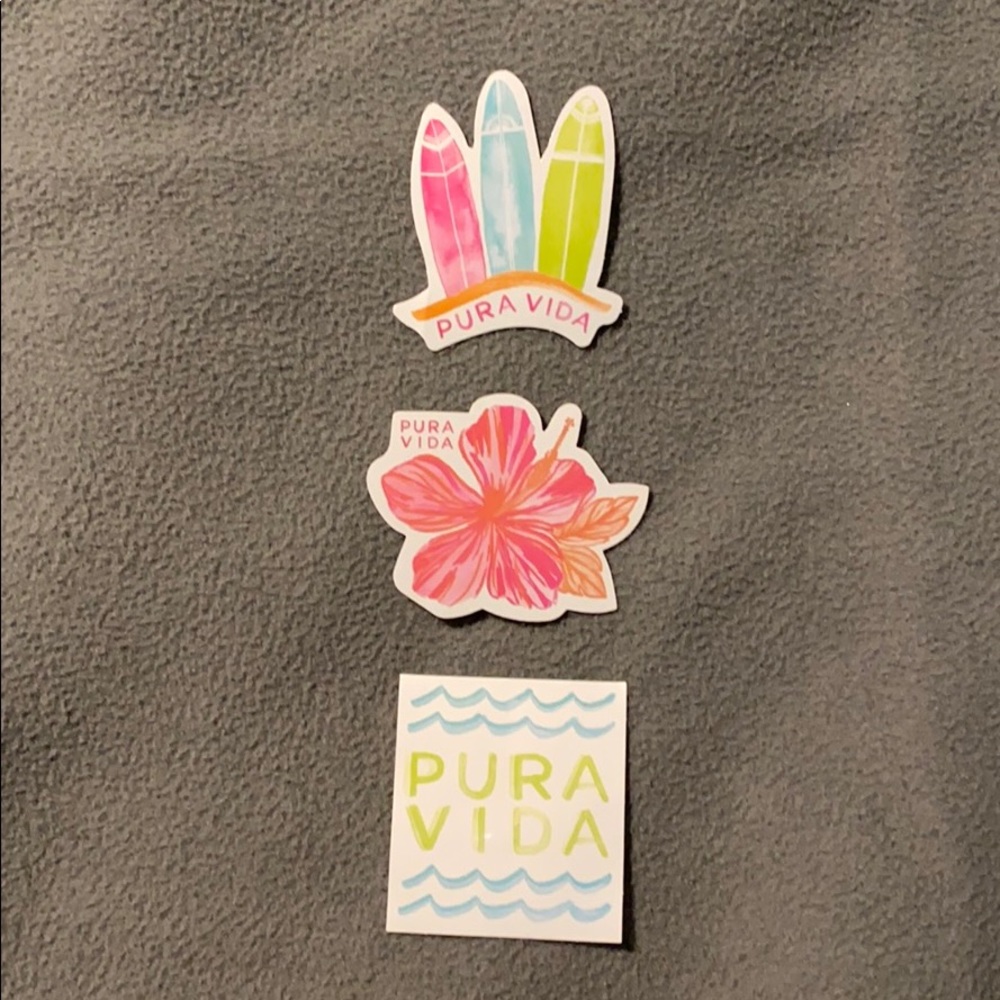 NEW 3 Pura Vida Stickers